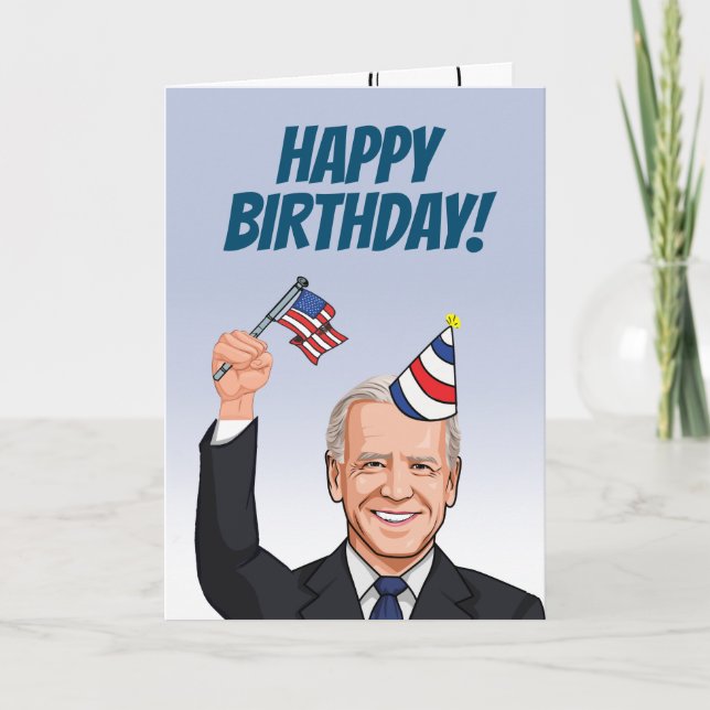 Old Joe Biden Birthday Karte (Vorderseite)