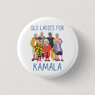 Old Ladys for Kamala Button