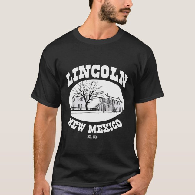 Old Lincoln Landkreis Courthouse Lincoln New Mexic T-Shirt (Vorderseite)