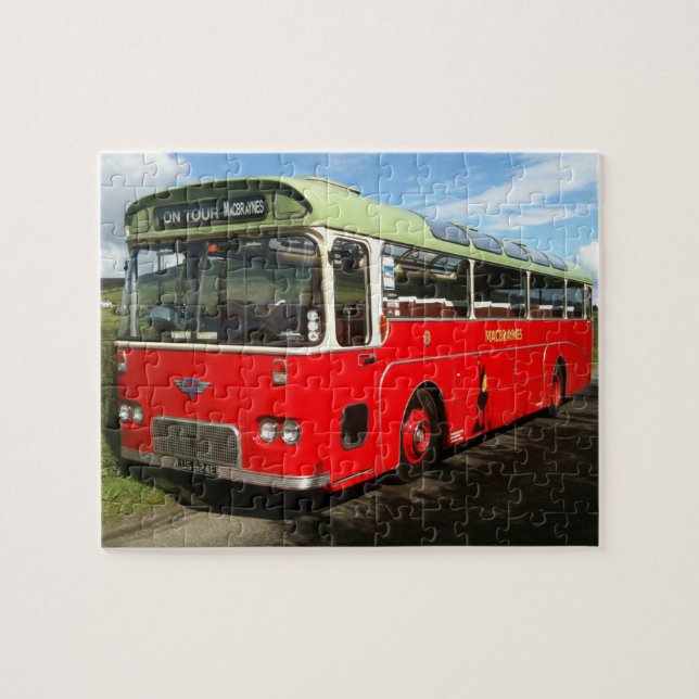 Old Macbraynes Bus auf der Insel Bute (Horizontal)