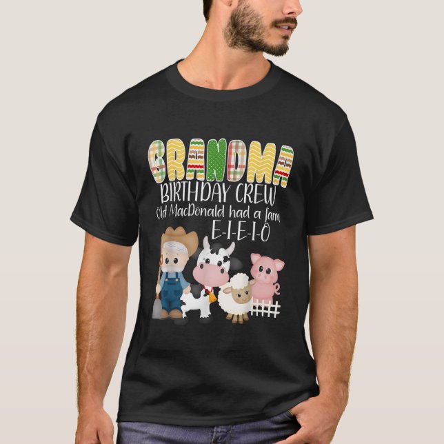 Old MacDonald hatte ein Farm EIO Kinderzimmer Song T-Shirt (Vorderseite)