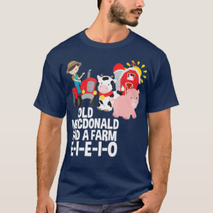 Old MacDonald hatte einen Farm EIO Kinderzimmer Rh T-Shirt