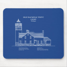 Old Mackinac Point Light - Michigan - AD Mousepad