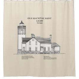 Old Mackinac Point Light - Michigan - SBD Duschvorhang