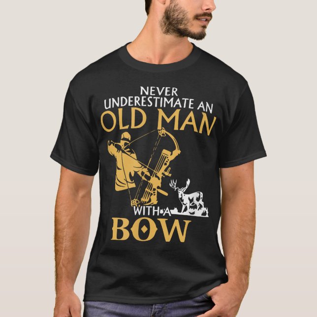 Old Man Archery Compound Bow T-Shirt (Vorderseite)