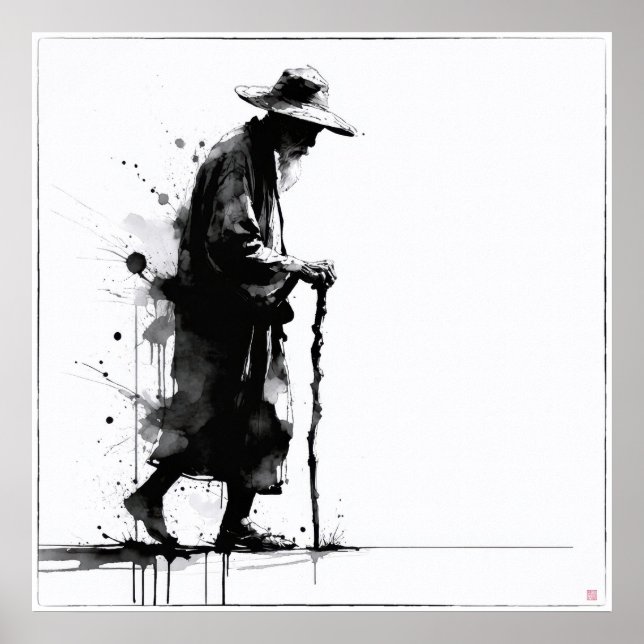 Old Man - Archival Print Poster (Vorne)