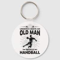 Old Man Handball Player Handballer Vater Opa