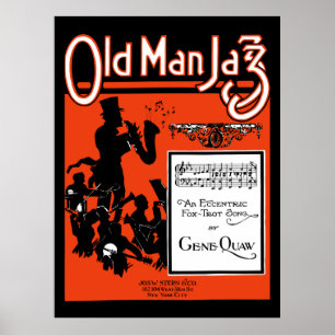 Old Man Jazz, Ein exzentrisches Foxtrot-Lied Poster