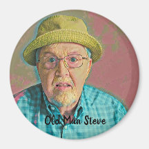 Old Man Steve Ventilatormagnet