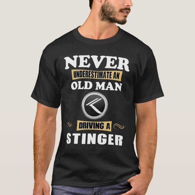 Old Man Stinger Car T-Shirt (Vorderseite)
