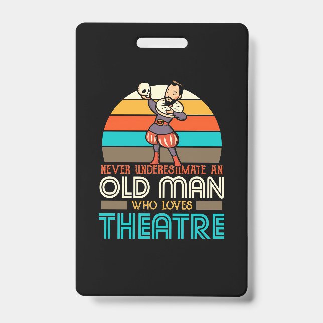 Old Man Who Lieben Theater Ausweis (Vorderseite)