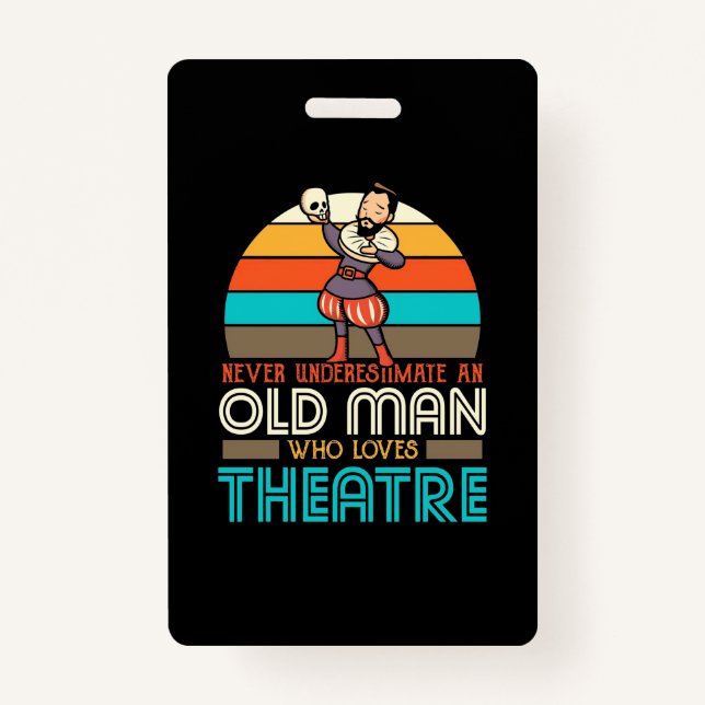 Old Man Who Lieben Theater Ausweis (Vorderseite)