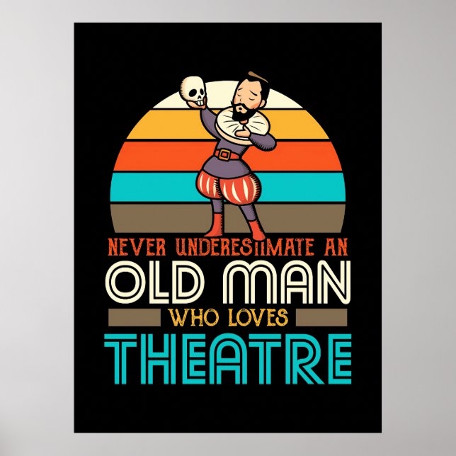 Old Man Who Lieben Theater Poster (Vorne)