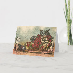 Old Mardi Gras Float 1 Karte