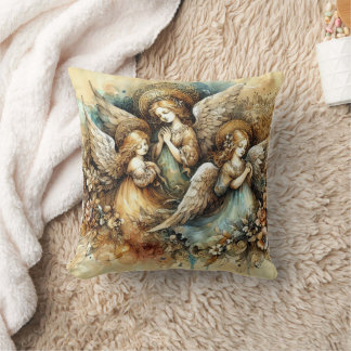 Old Master Style Angels Art Throw Kissen