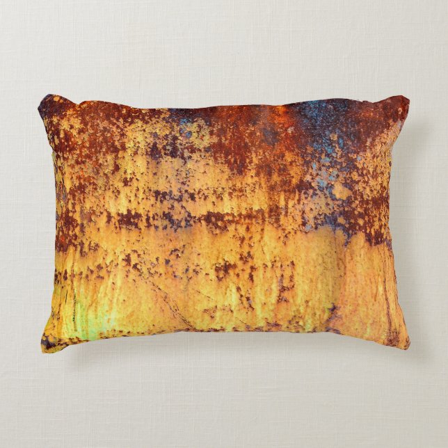 Old metal iron rust background and texture,  metal dekokissen (Vorderseite)