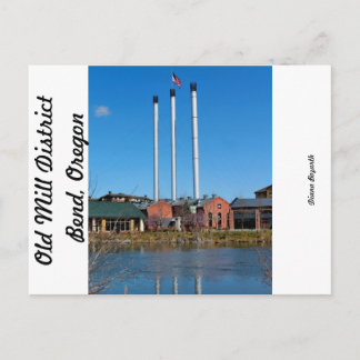 Old Mill District Postkarte