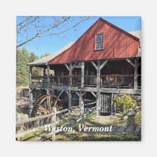 Old Mill Museum in Weston, VT Magnet
