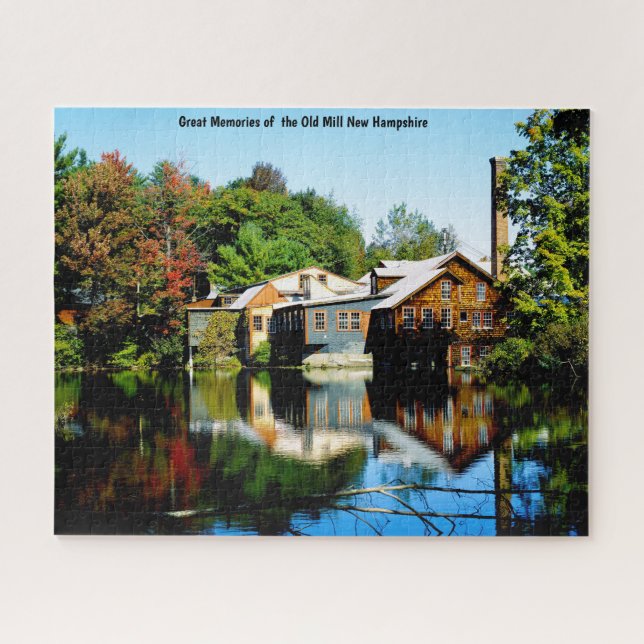 Old Mill New Hampshire. Jigsaw Puzzle (Horizontal)