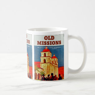 Old Missionen ~ Santa Barbara Kaffeetasse