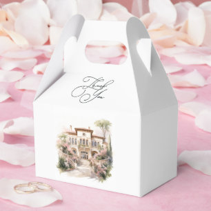 Old Money European Villa Inspiriert Luxus Hochzeit Geschenkschachtel