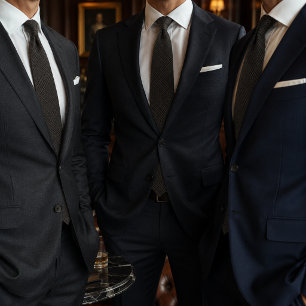 Old Money Glen Plaid   Luxus-Geschäftsanzug für He Krawatte