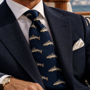 Old Money Mitternachtsnavy Herringbone Springender Krawatte