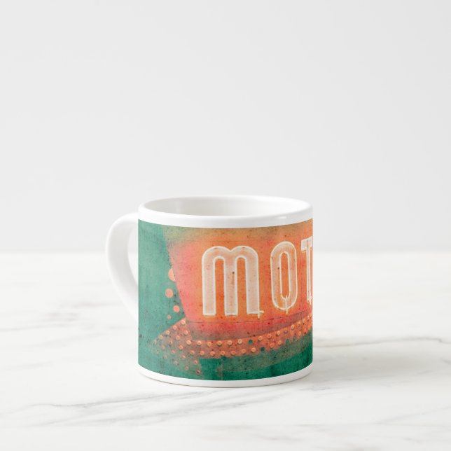 Old Motel Espressotasse (Vorderseite Links)