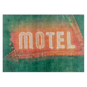 Old Motel Schneidebrett