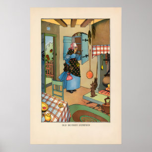 Old Mother Hubbard - Kinderreim Poster