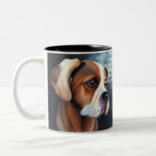 Old Mother Hubbard Spaß Zweifarbige Tasse