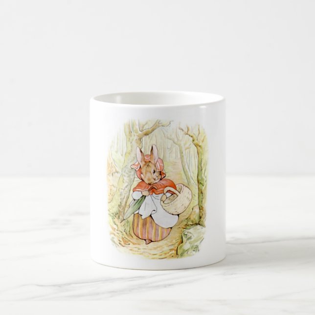 Old Mrs Rabbit (Little Red Riding Hood) (B Potter) Kaffeetasse (Mittel)