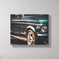 Old Muscle Classic Car Driver Drive