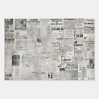 Old News Revival Geschenkpapier Set