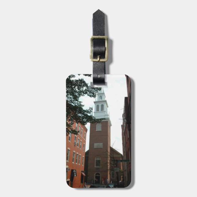 Old North Church in Boston Easy ID Personal Gepäckanhänger (Vorderseite vertikal)