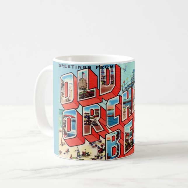 Old Orchard Beach Maine Tasse (Vorderseite Links)