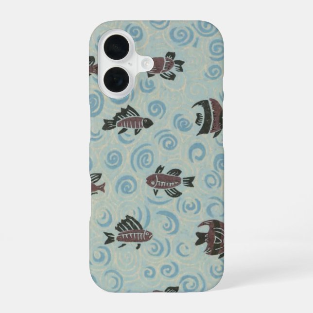 Old pattern　Patterns from the 1920s and 1930s iPhone 16 Hülle (Rückseite)