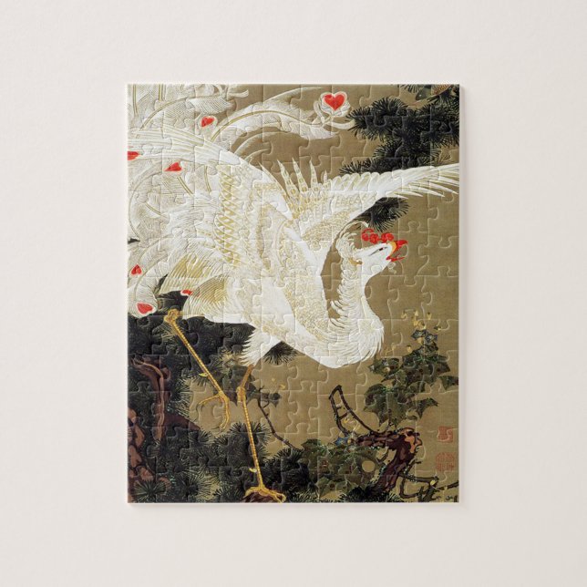 Old Pine Tree und White Phoenix von Ito Jakuchu (Vertikal)