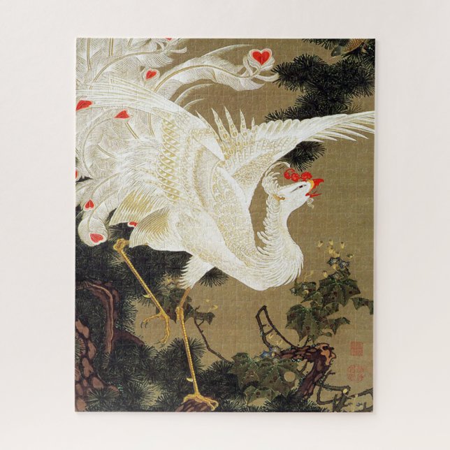 Old Pine Tree und White Phoenix von Ito Jakuchu (Vertikal)