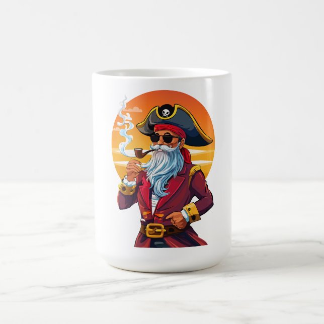 Old pirate captain kaffeetasse (Mittel)