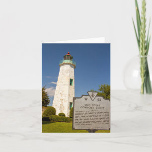 Old Point Comfort Lighthouse Karte