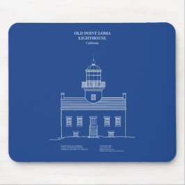 Old Point Loma Lighthouse - Kalifornien - AD Mousepad