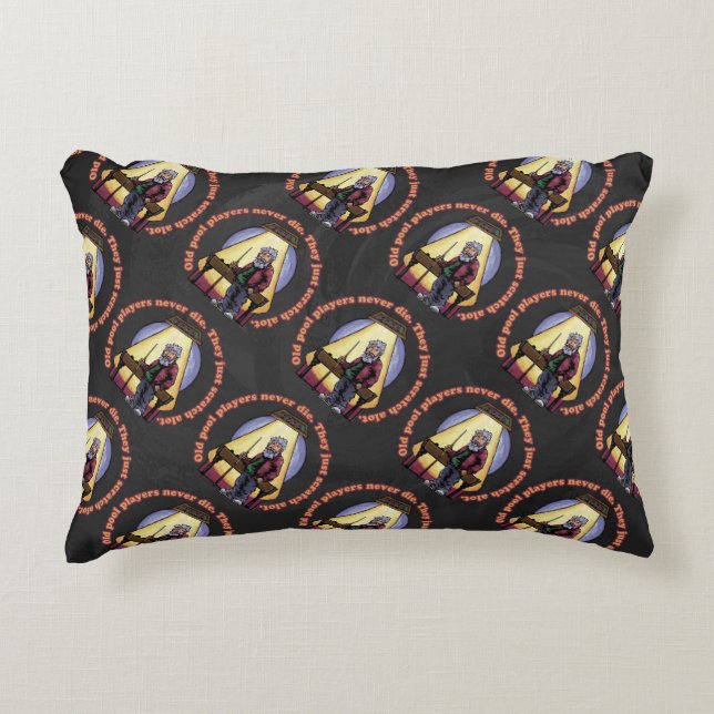 Old Pool Player Dekokissen (Vorderseite)