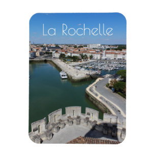 Old Port View La Rochelle Magnet