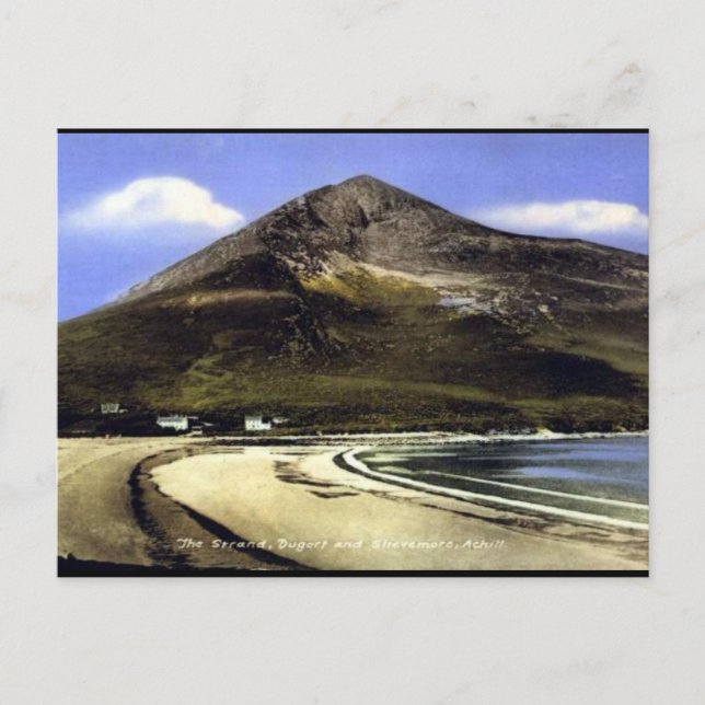 Old Postcard - Achill Island, Co Mayo, Irland Postkarte (Vorderseite)