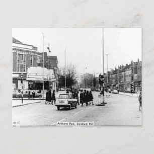 Old Postcard - Amhurst Park, Stamford Hill, London Postkarte