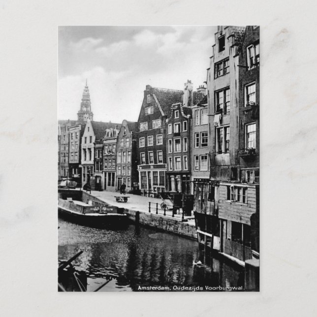 Old Postcard - Amsterdam, Nederland Postkarte (Vorderseite)