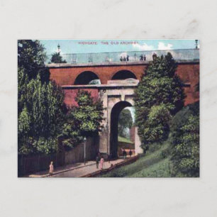 Old Postcard - Archway, Highgate, London Postkarte