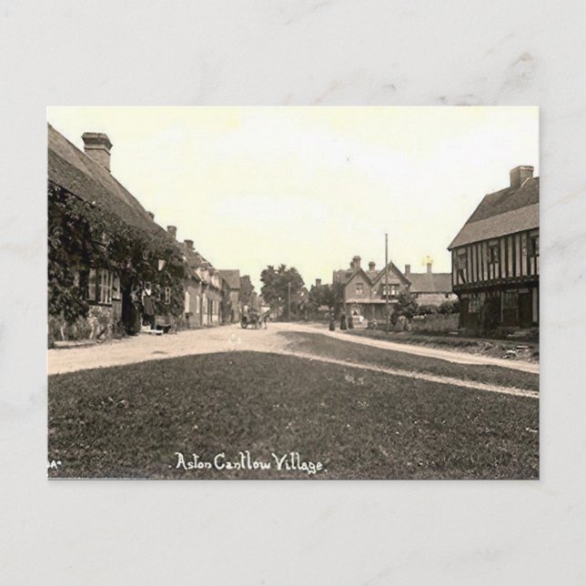 Old Postcard - Aston Cantlow, Warwickshire Postkarte (Vorderseite)
