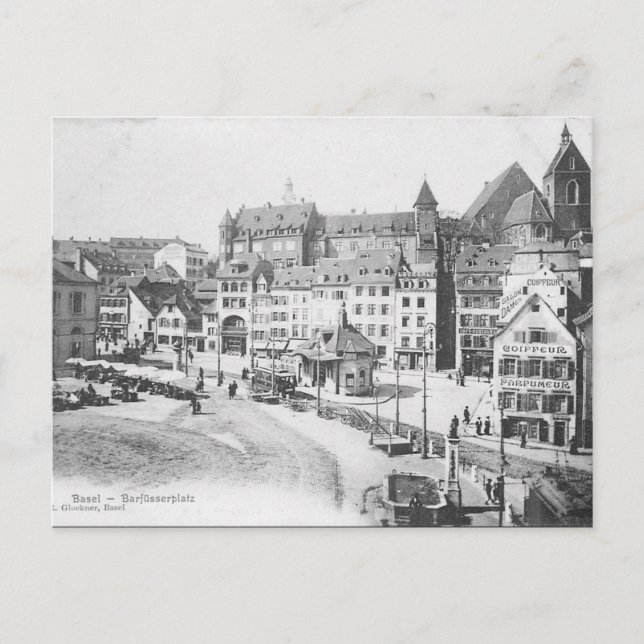 Old Postcard - Basel, Schweiz Postkarte (Vorderseite)